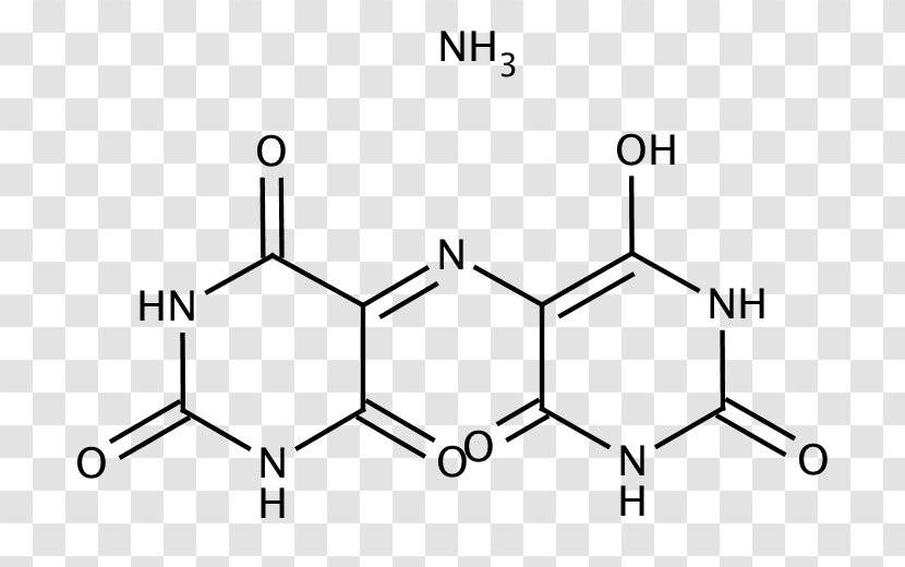 Uracil Caffeine Structure Molecule Acid - Flower - Murexide Transparent PNG