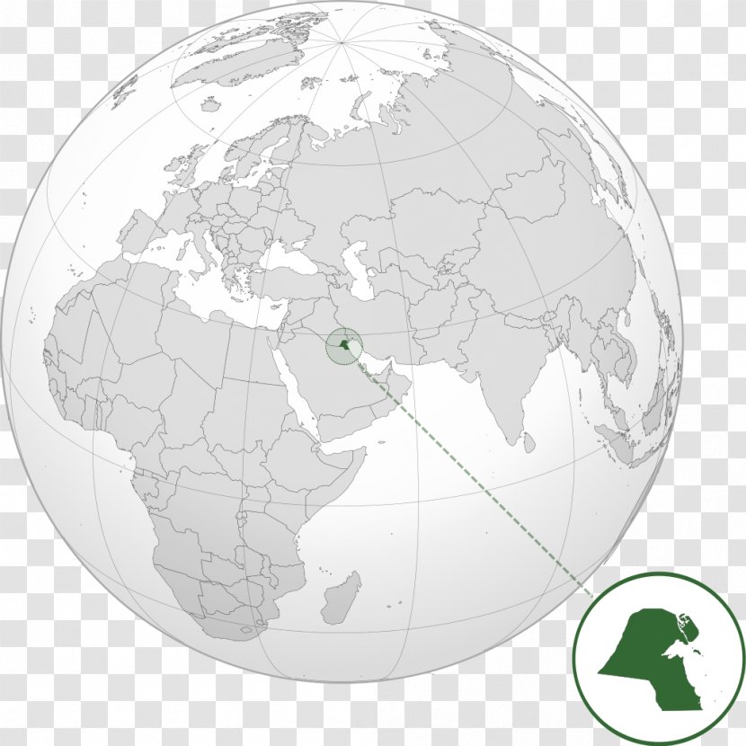 Doha Persian Gulf United Arab Emirates Arabic Wikipedia - Old Globe Map Transparent PNG