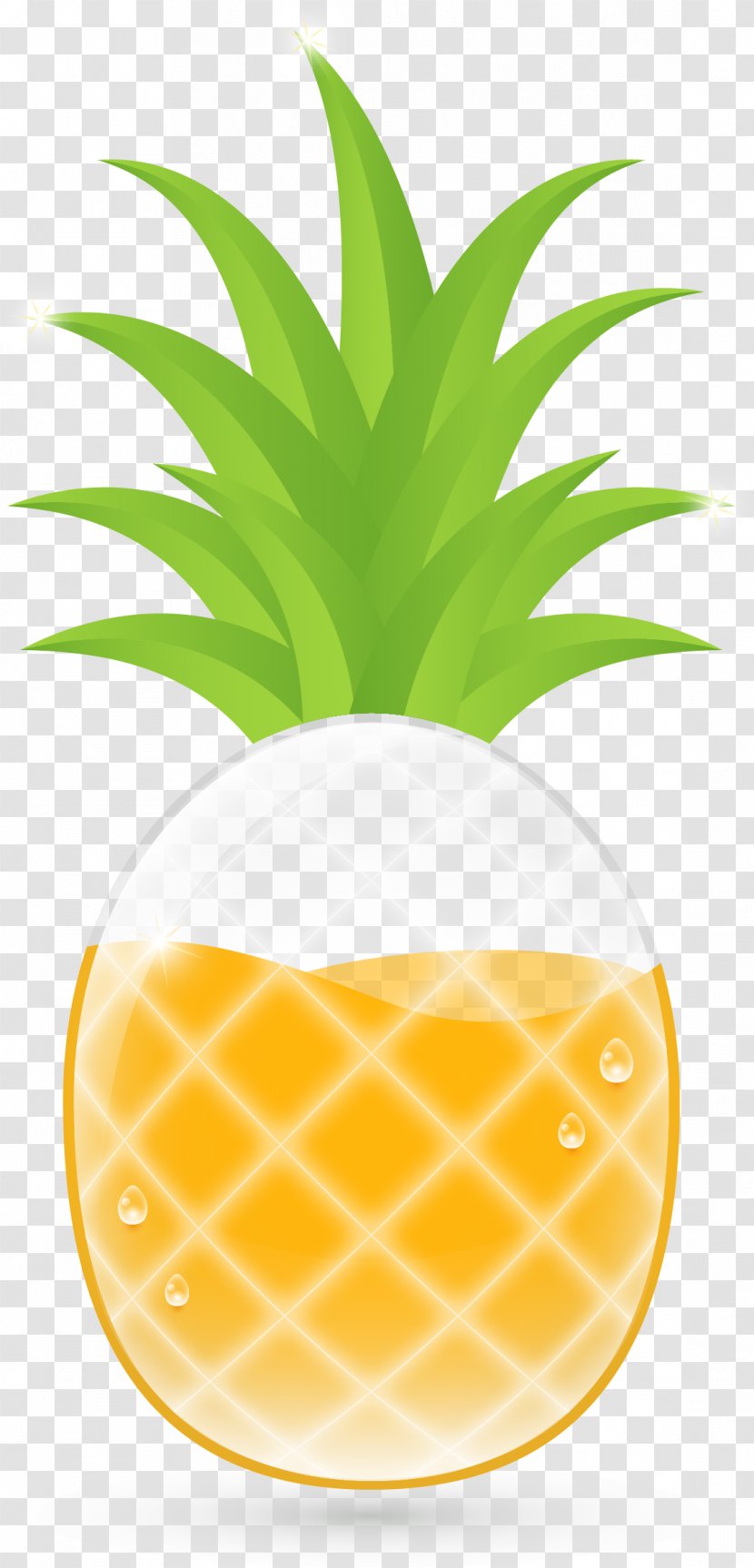 Juice Euclidean Vector Pineapple Fruit - Photography Transparent PNG