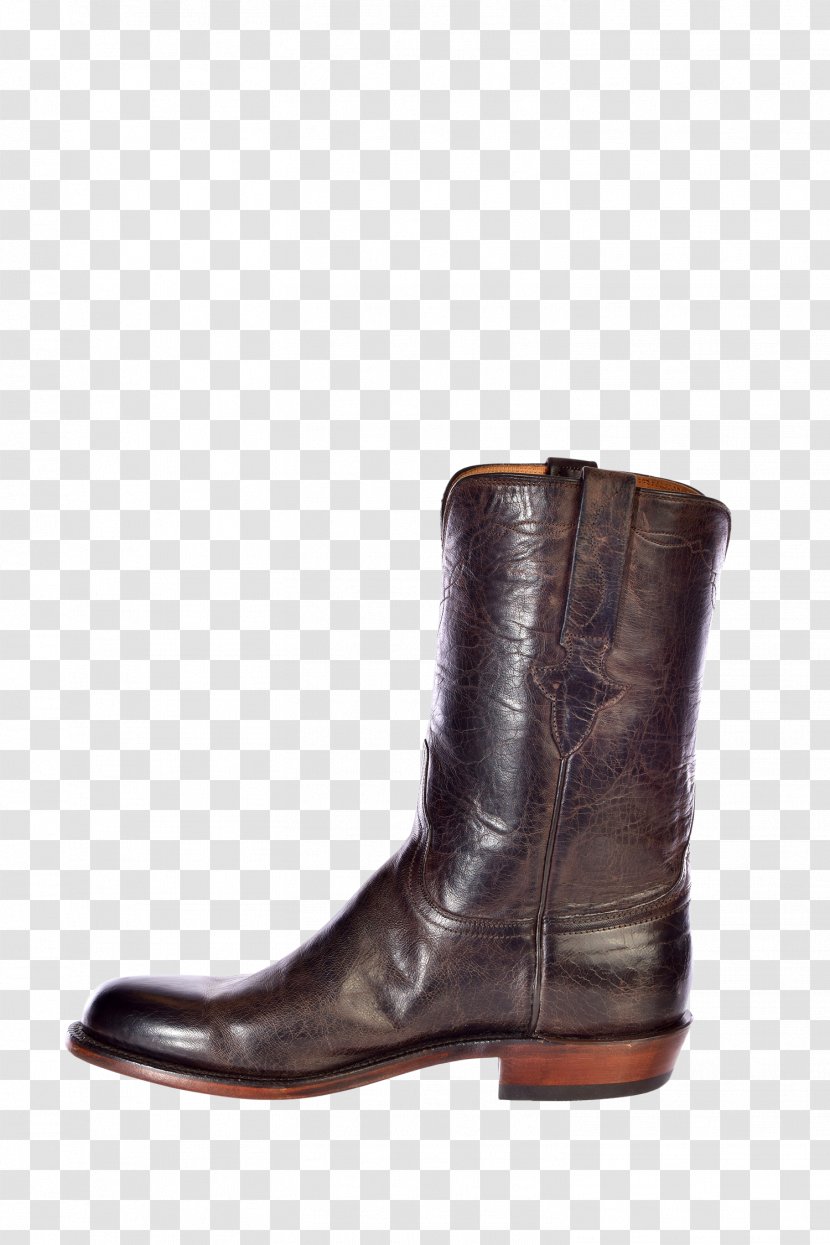 Riding Boot Cowboy Shoe - Brown Transparent PNG