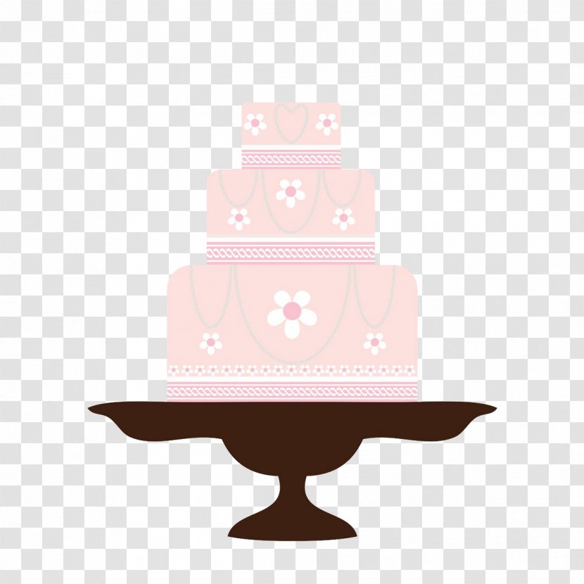 Wedding Cake Fruitcake Cupcake Birthday - Party - Pink Transparent PNG