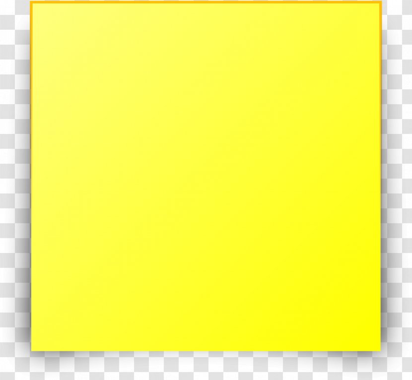 Post-it Note Paper Clip Art - Yellow Sticky Notes Transparent PNG
