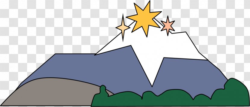 Clip Art Illustration Line Triangle - Mount Fuji Moon Transparent PNG