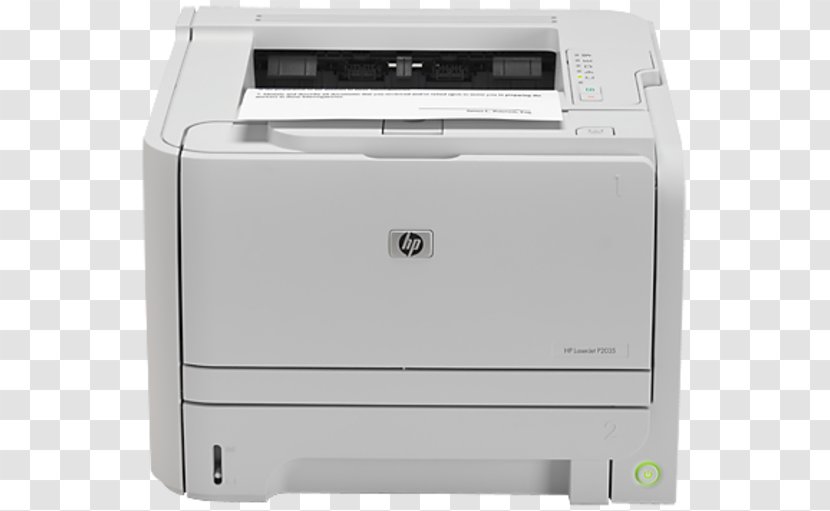 Hewlett-Packard HP LaserJet P2035 Laser Printing Printer - Output Device - Hewlett-packard Transparent PNG