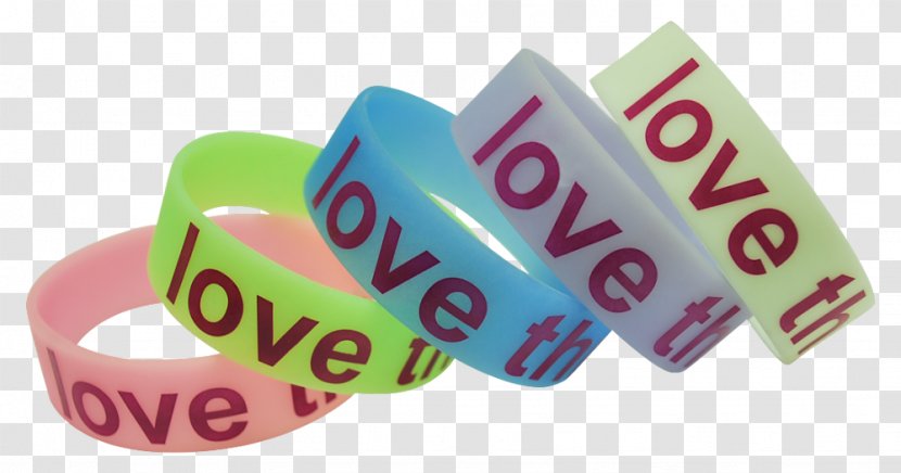 Wristband Font Product - Fashion Accessory - Silicone Transparent PNG