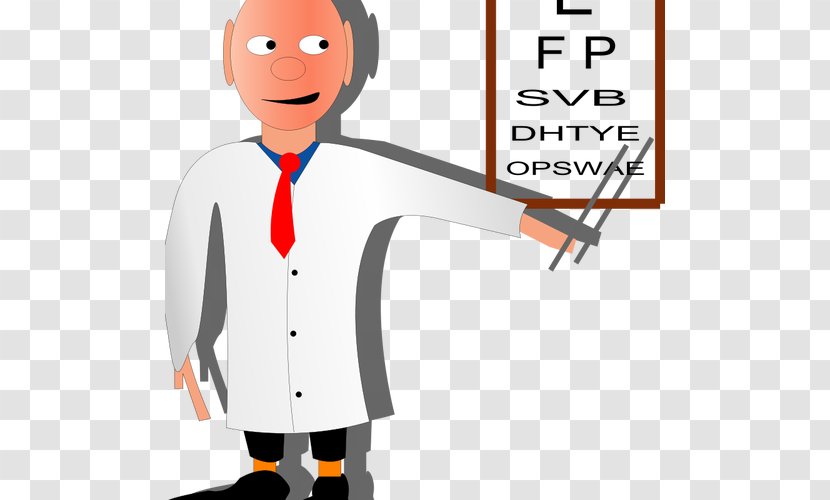 Eye Care Professional Examination Optometrist Clip Art - Standing - Test Cliparts Transparent PNG
