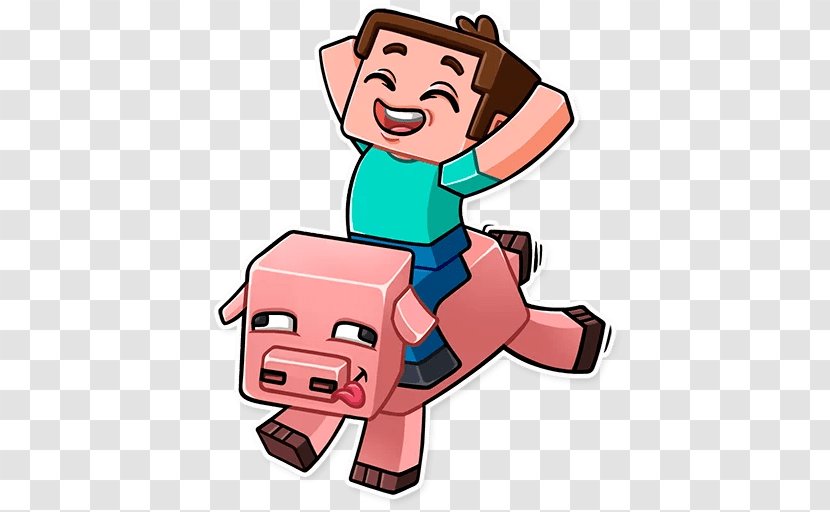 Minecraft Clip Art Sticker Video Games Telegram - Whatsapp Transparent PNG