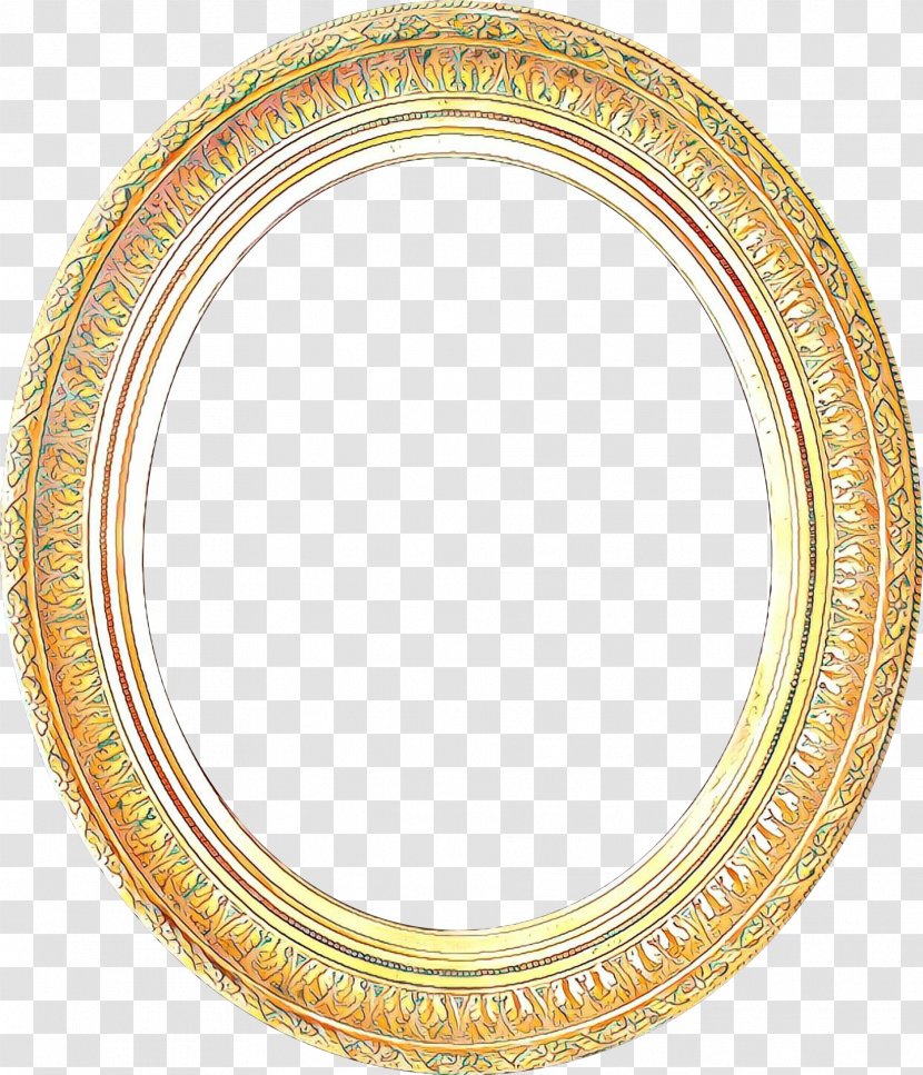 Picture Cartoon - Platter - Oval Mirror Transparent PNG