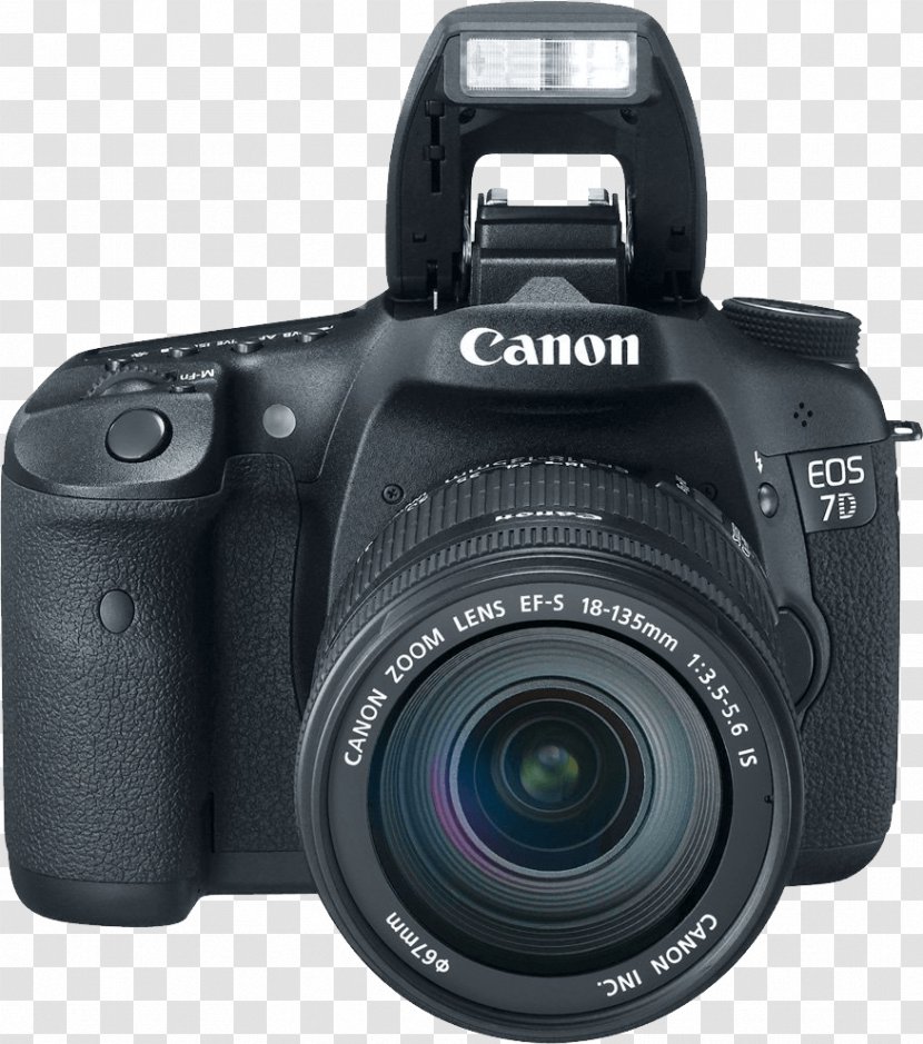 Canon EOS 7D Mark II D60 700D EF-S 18–135mm Lens - Digital Slr - Photo Camera Image Transparent PNG