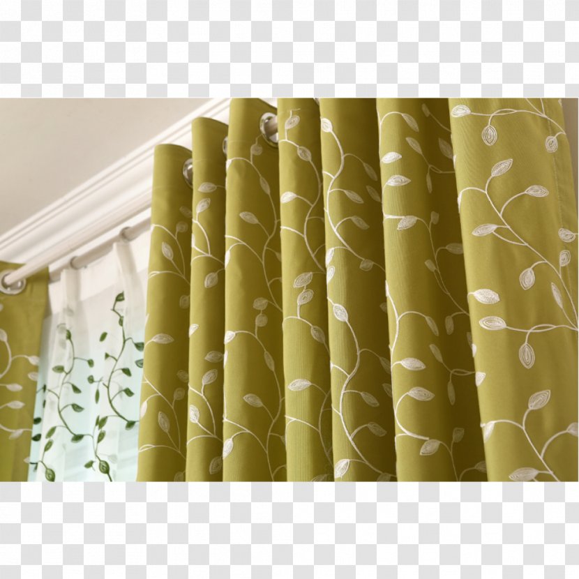 Curtain Window Textile Linen Cotton - Green - Send Decorative Design Taobao Transparent PNG