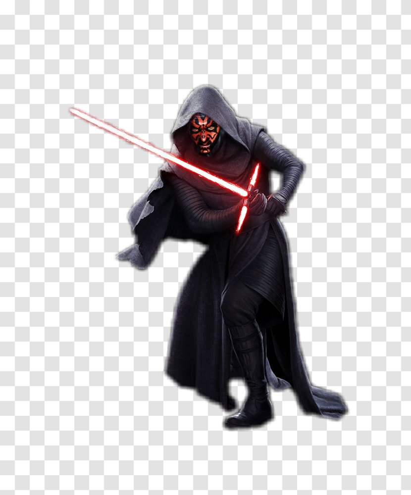 Darth Maul Anakin Skywalker Kylo Ren Lightsaber - Character - Fan Art Transparent PNG
