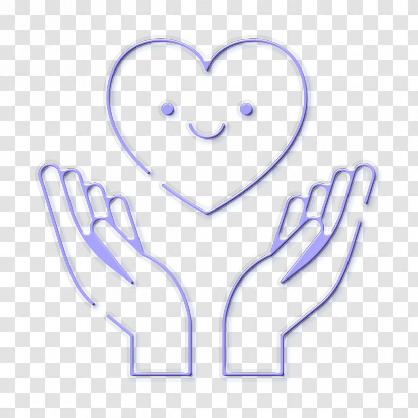 Heart Icon Happiness Give - Finger - Smile Transparent PNG