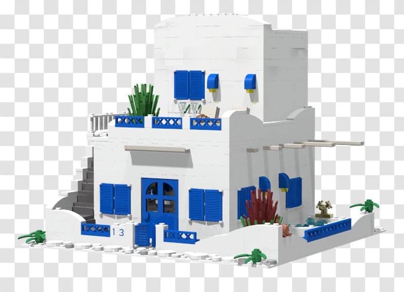 Greece Lego Ideas House Building - Vacation - Real Estate Balcony Transparent PNG