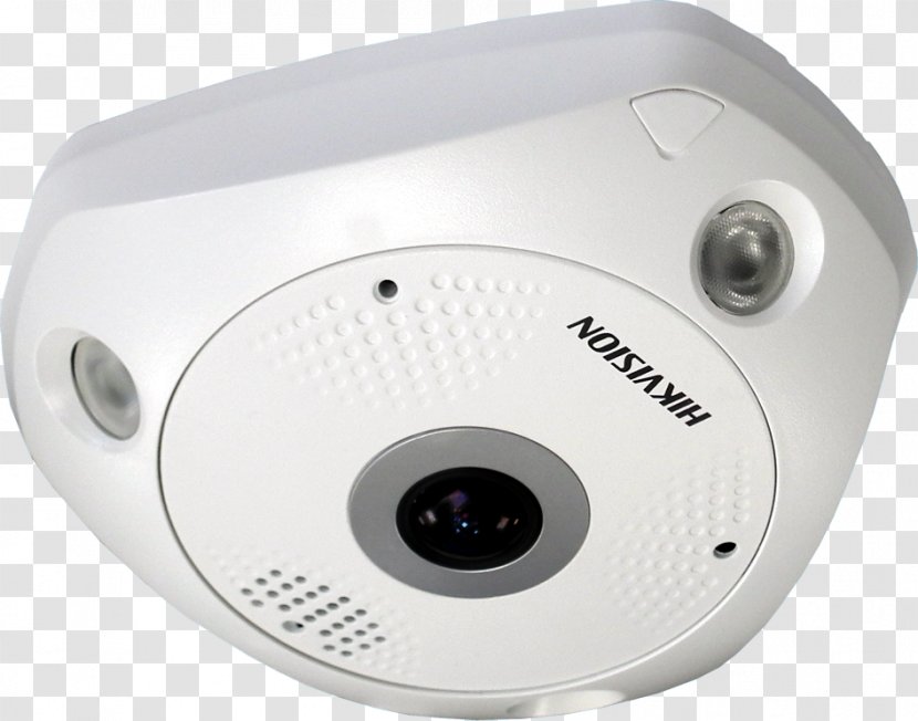 IP Camera Closed-circuit Television Hikvision Fisheye Lens - Technology Transparent PNG