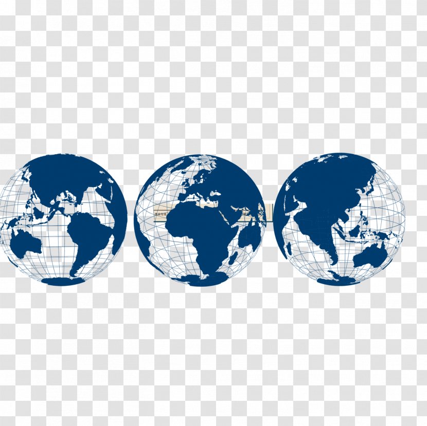 Globe Business Forging - Human Resources - Blue Earth Transparent PNG