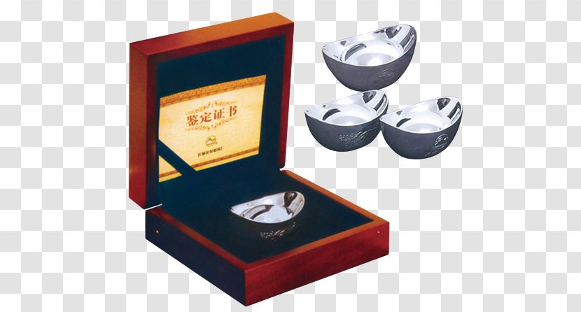 Silver Sycee Box - Commemorative Ingots And Boxes Transparent PNG