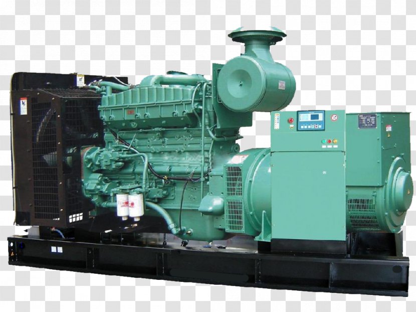 Diesel Generator Electric Fuel Cummins Engine-generator - Tank - Alternator Transparent PNG