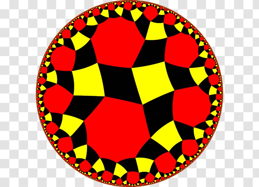 Circle Limit III Hyperbolic Geometry Tessellation Symmetry Transparent PNG