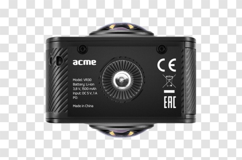 Omnidirectional Camera ACME VR30 360° Action Cam Hardware/Electronic Electric Battery Photography Transparent PNG