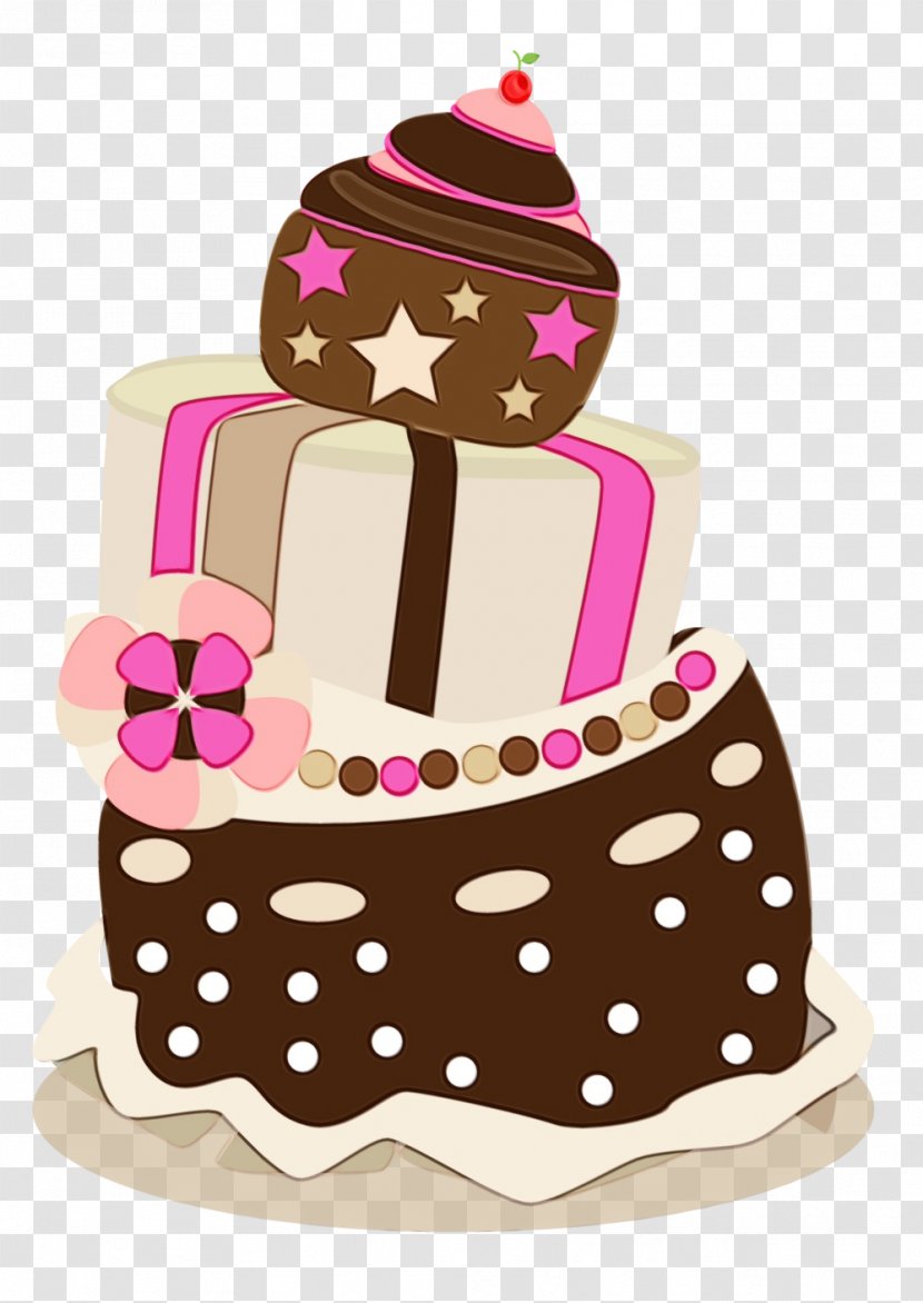 Happy Birthday Card - Watercolor - Fondant Cuisine Transparent PNG