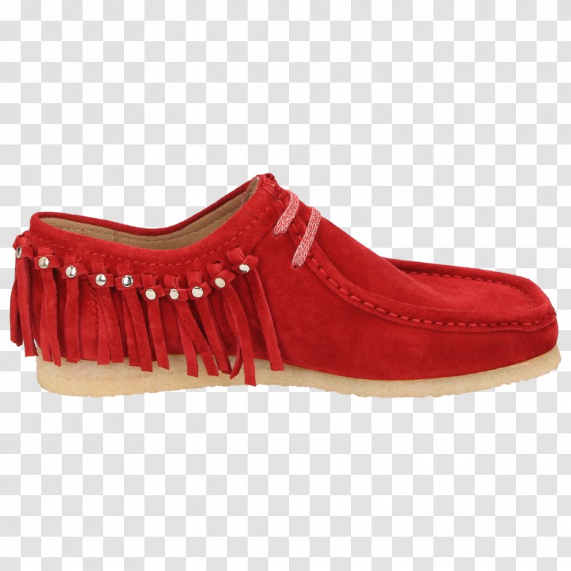 Moccasin Shoe Suede Sioux Red - Sale Page Transparent PNG