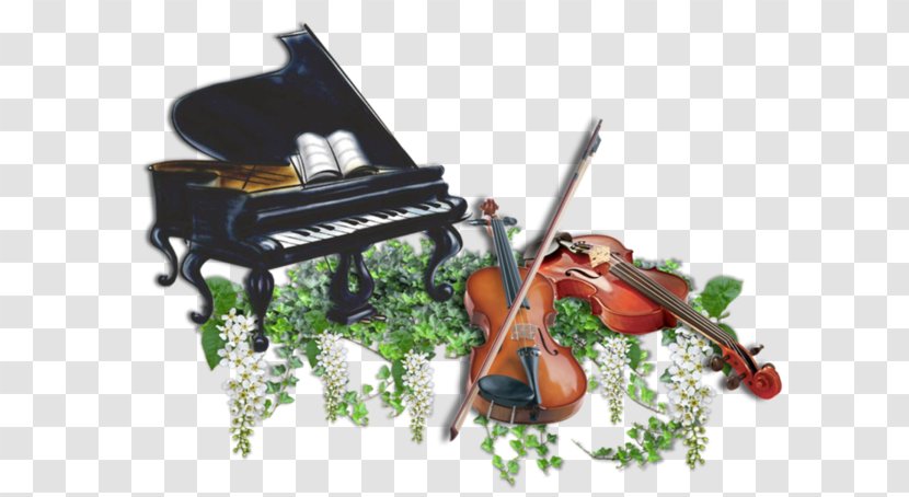 Violin Piano Cello Musical Instruments - Heart Transparent PNG