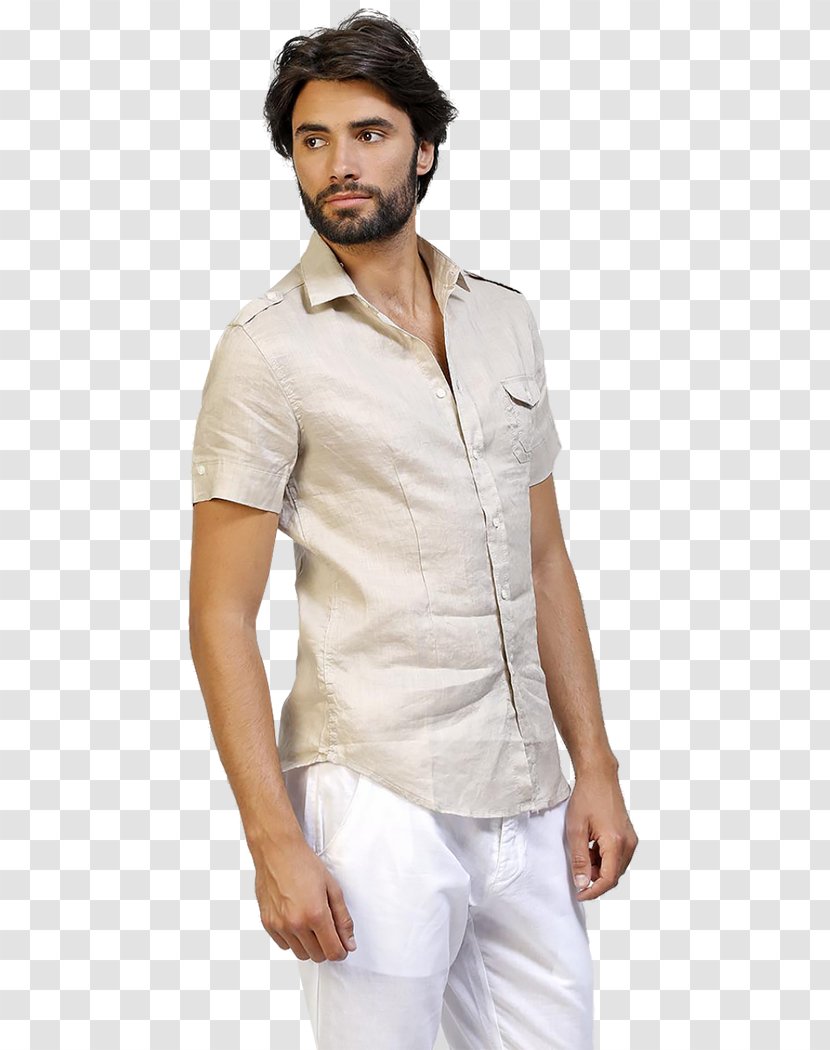 T-shirt Man Painting White - Black And Transparent PNG