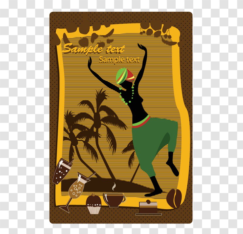 Africa Motif Pattern - Vexel - Woman Posters Transparent PNG
