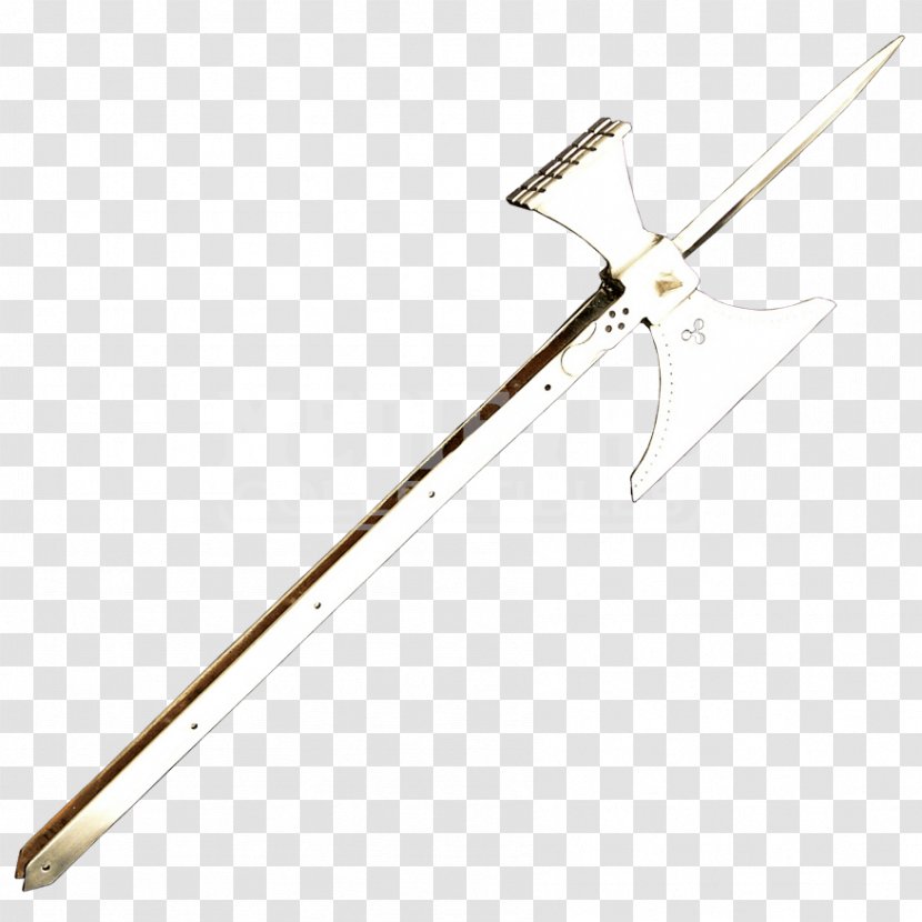 Sword Pollaxe Pole Weapon Middle Ages - Men's Business Transparent PNG