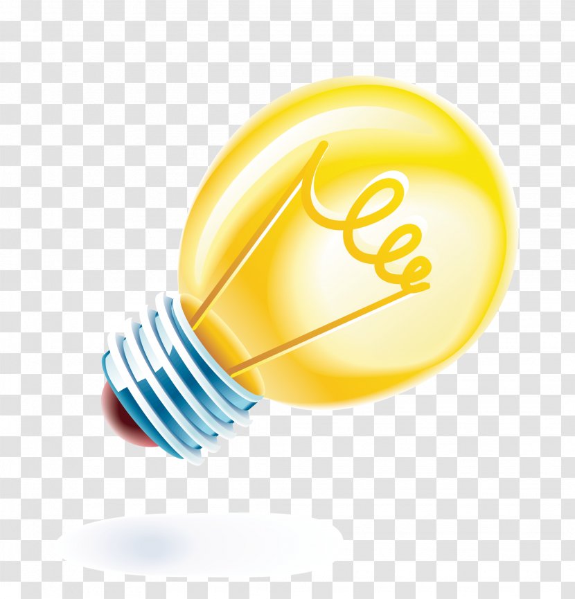 Incandescent Light Bulb - School - Hand-painted Vector Transparent PNG