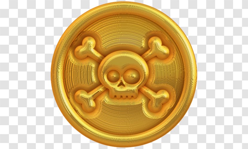 Piracy Gold Coin Pirate Coins Clip Art Transparent PNG