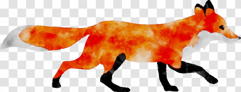Red Fox Image Vector Graphics - Orange - Tail Transparent PNG