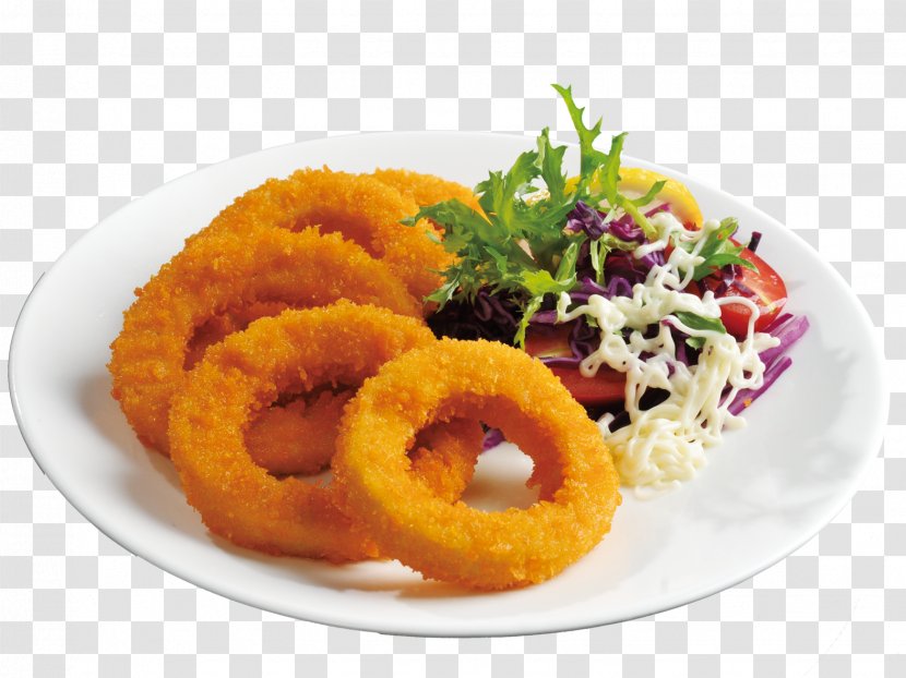 Onion Ring Fast Food Fried Chicken Buffalo Wing Meat - And Rings Transparent PNG