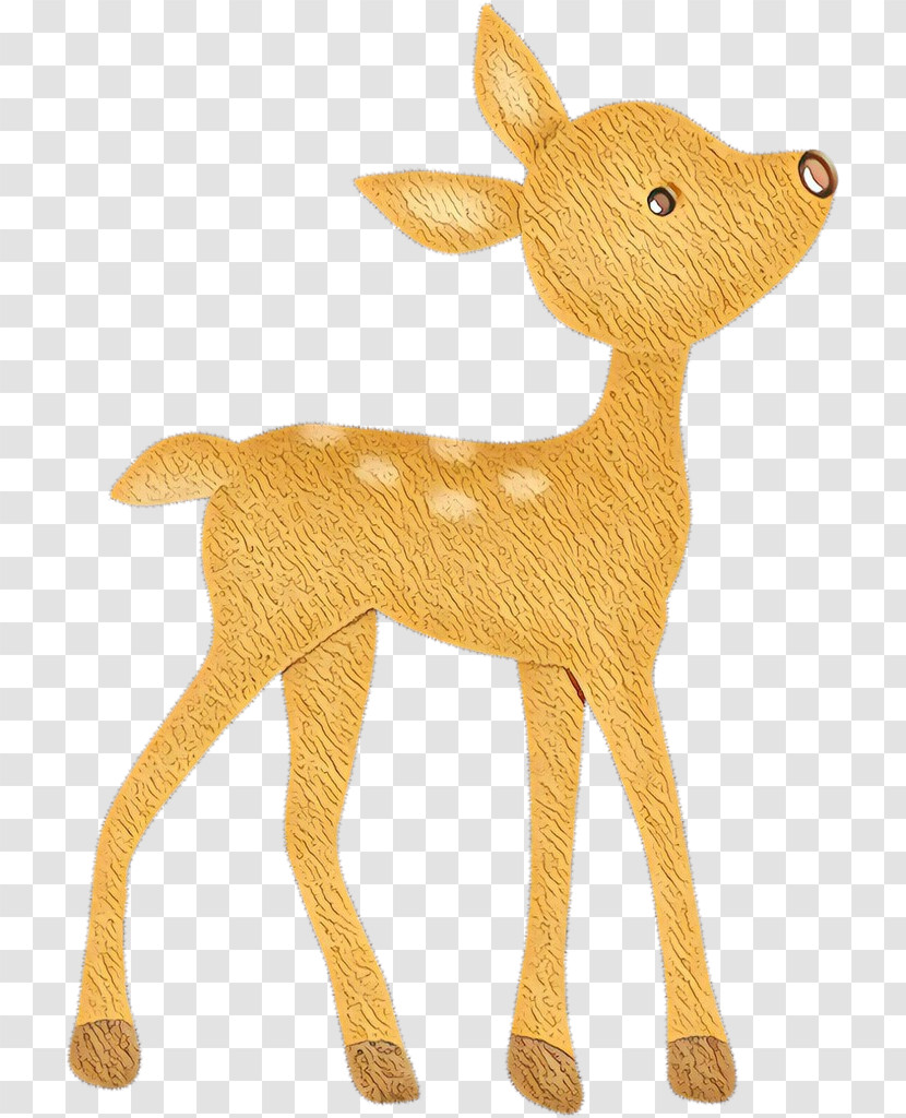 Animal Figure Toy Deer Fawn Tail Transparent PNG
