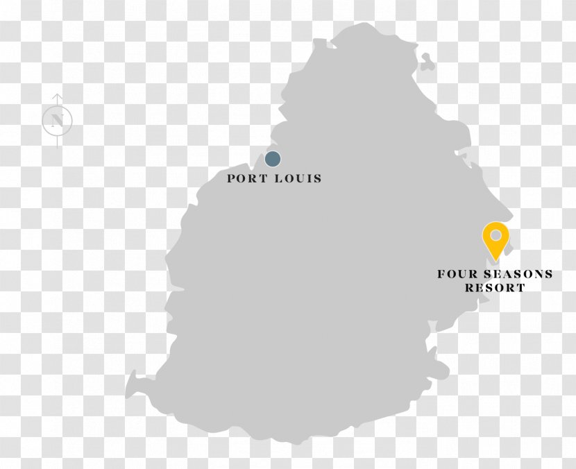 Port Louis Border Map - Text Transparent PNG