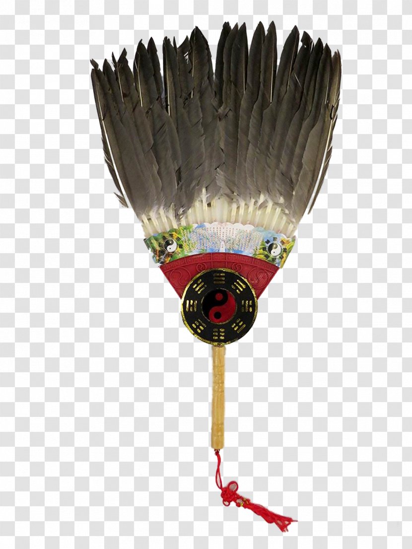 Feather Hand Fan Battle Of Bowang Three Kingdoms Transparent PNG