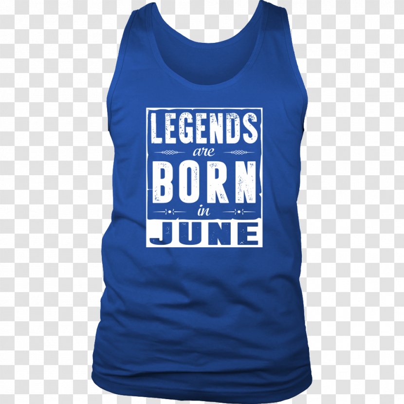 T-shirt Gilets Sleeveless Shirt - Text - Legends Are Born In November Transparent PNG