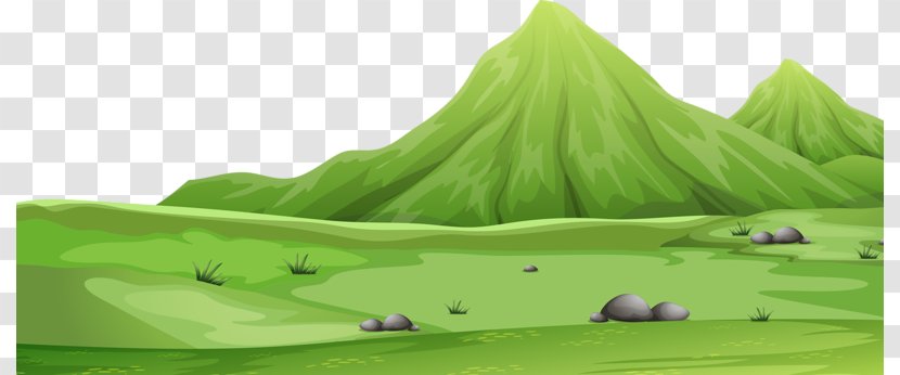 Landscape Computer File - Grassland - Vast Mountain Transparent PNG