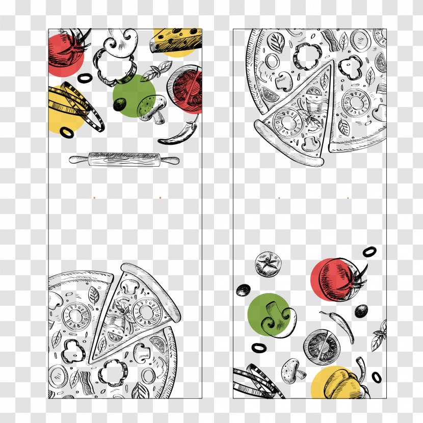 Pizza Fast Food Menu Restaurant Vegetable - Delivery - Decoration Transparent PNG