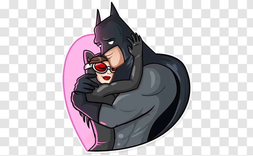Catwoman Batman Sticker Telegram - Cat Transparent PNG