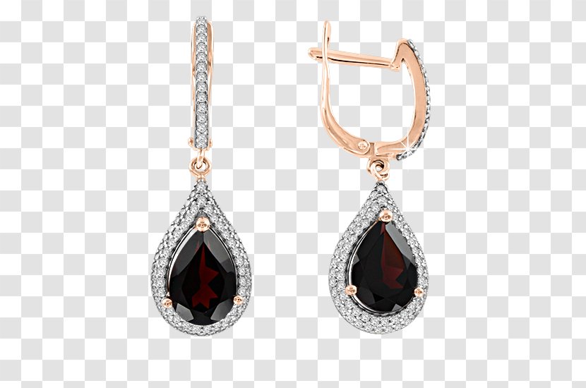 Onyx Earring Cubic Zirconia Jewellery Garnet - Fashion Accessory Transparent PNG