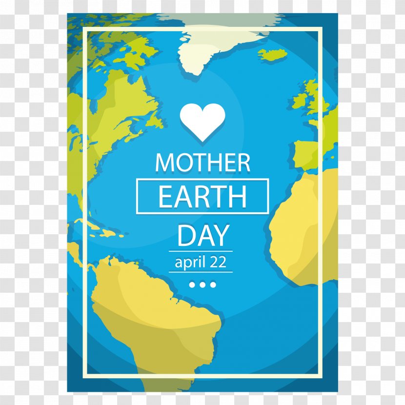 International Mother Earth Day Euclidean Vector - Greeting Card Transparent PNG