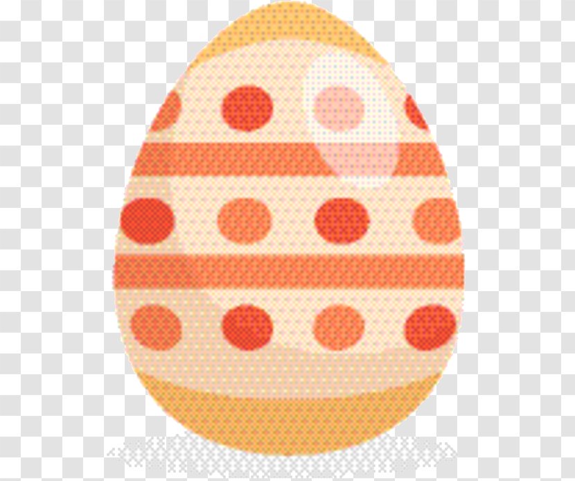 Easter Egg Background - Polka Dot - Beige Peach Transparent PNG