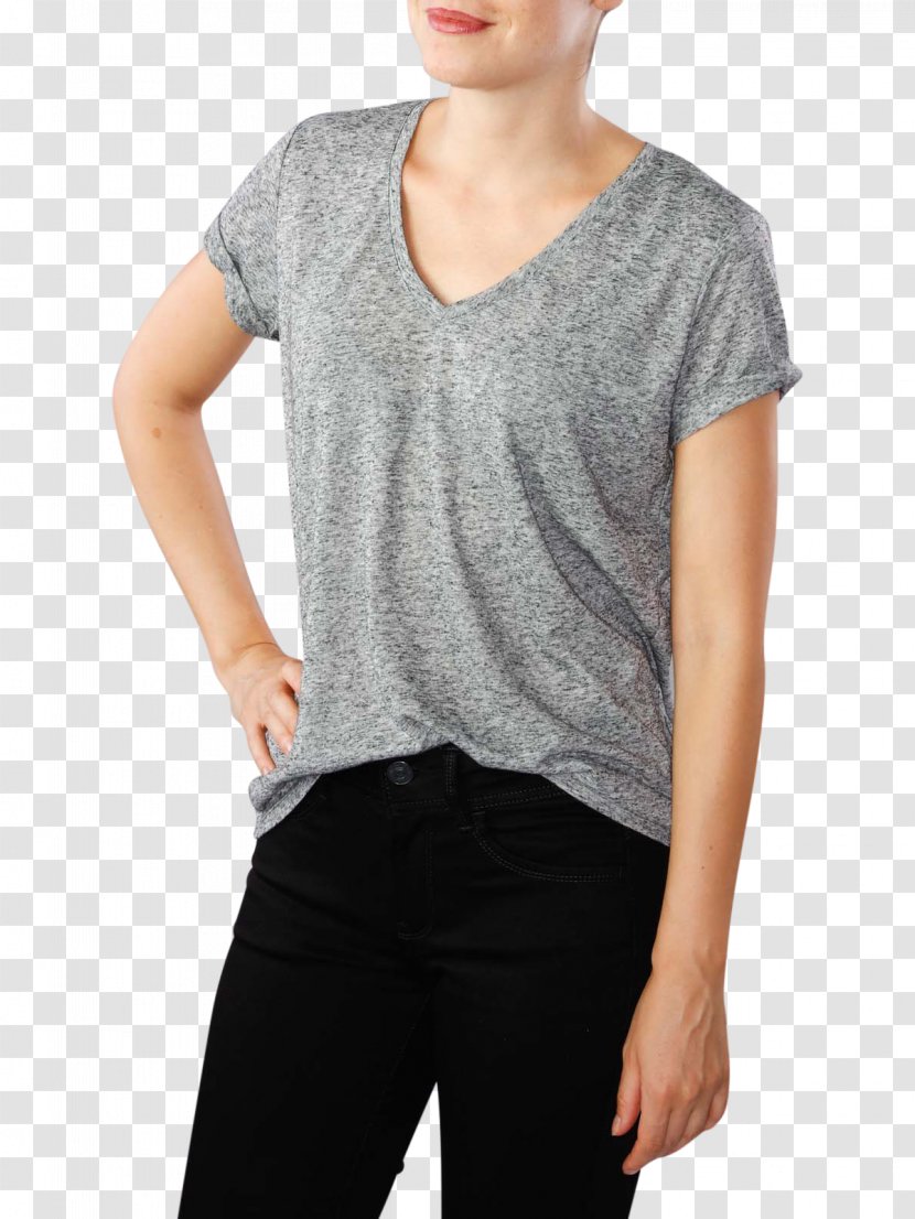 T-shirt Sleeve Neckline Fashion Jeans Transparent PNG