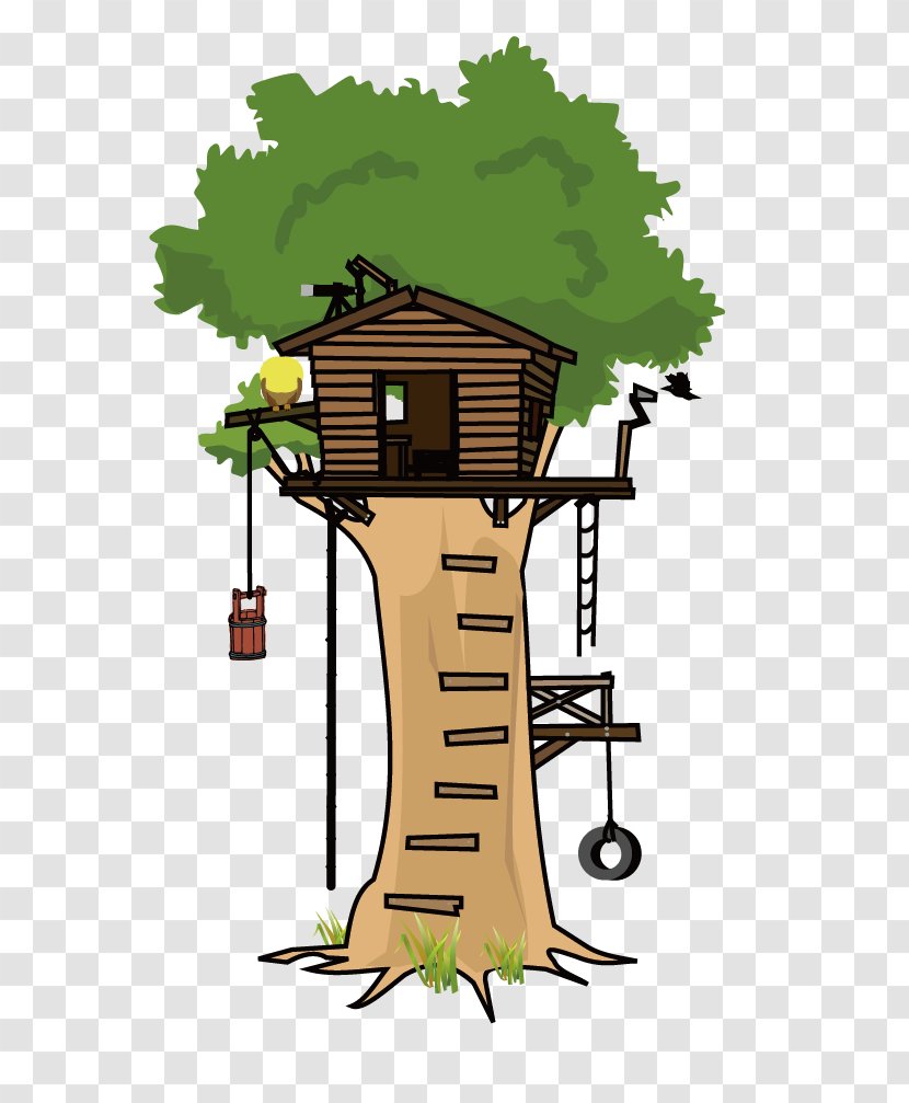 Tree House Clip Art - Vector Transparent PNG