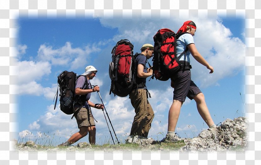 Backpacking Hiking Trail Travel Camping - Extreme Sport - Background Transparent PNG