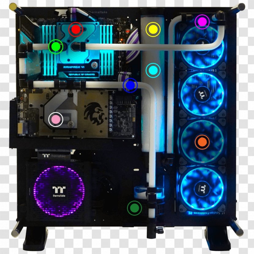 Computer System Cooling Parts Gorillas Cases & Housings Anatomy Water - Nzxt Transparent PNG