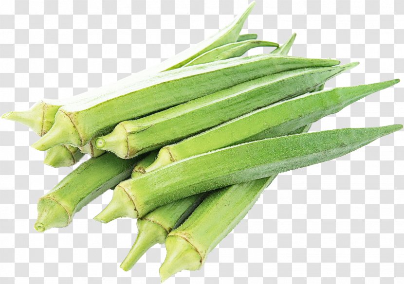 Vegetable Okra Food Plant Ingredient - Mallow Family Transparent PNG