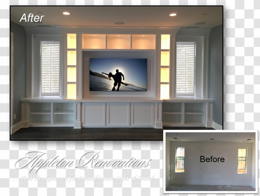 Entertainment Centers & TV Stands Shelf Furniture Home Theater Systems Window - Office - Amusement Facilities Transparent PNG