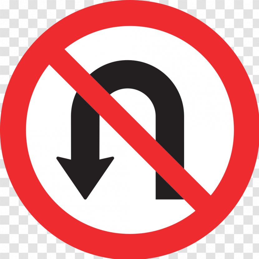 U-turn Traffic Sign Royalty-free Stock Photography - Area - Signal Transparent PNG